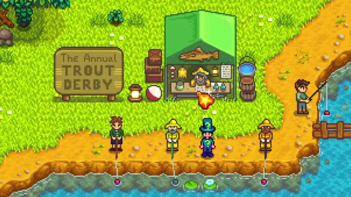 Derby Annuel de la Truite dans Stardew Valley : Date, Heure et Récompenses