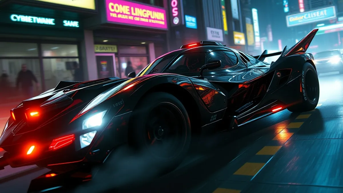 La Batmobile dans Cyberpunk 2077 : Où la trouver et comment la débloquer ?